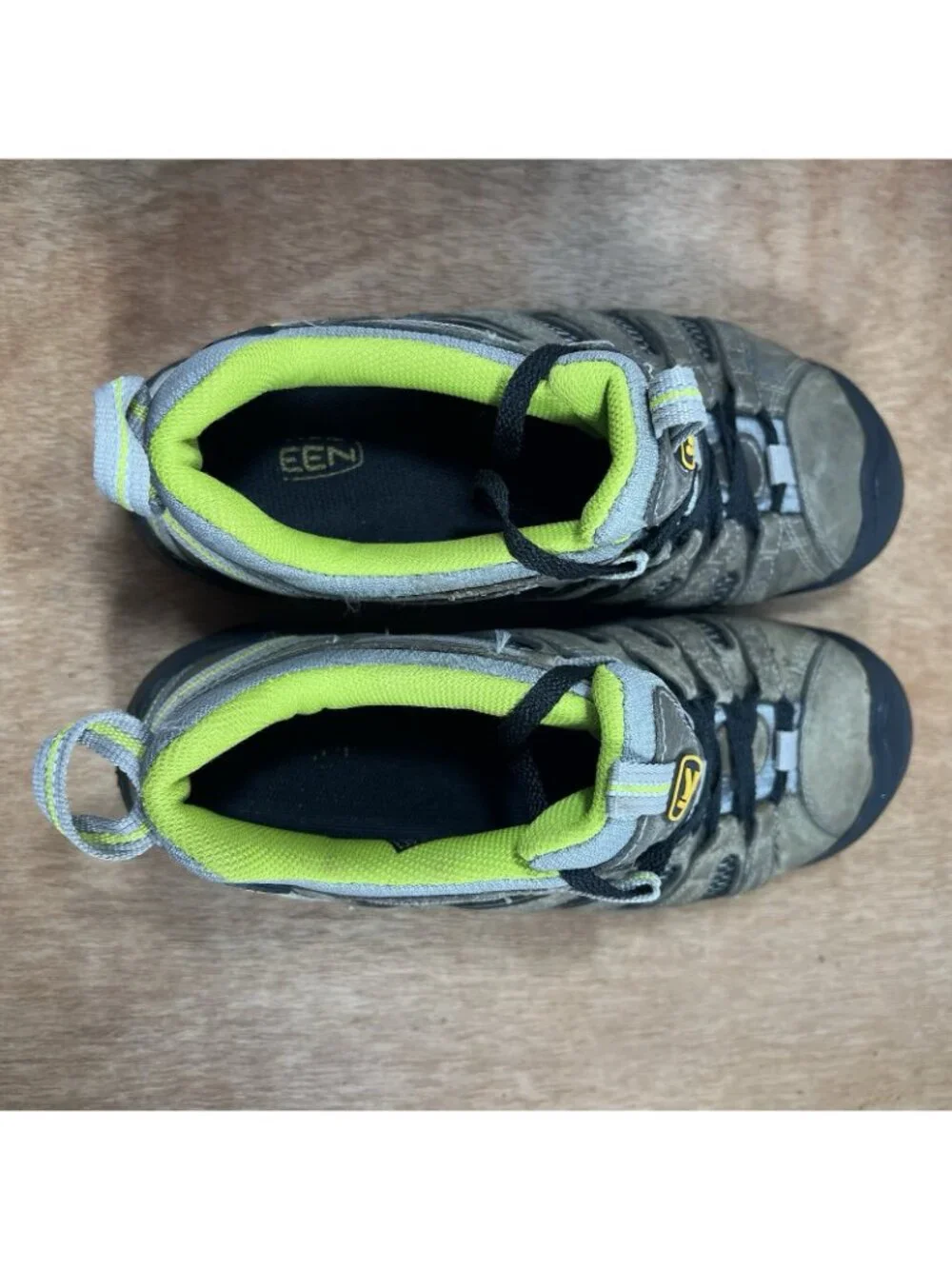 Keen Voyageur Shoes Women Size 7.5 Brown Green Waterproof Hiking Trail 1010141